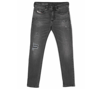 jeans grijs sleenker