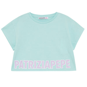 T-shirtKM mintgroen logo