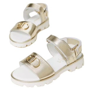 sandalen goud logo