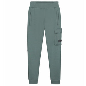 sweatbroek tealgroen cargo