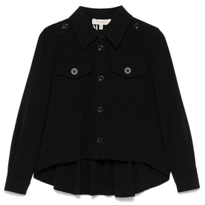 blouse zwart cropped