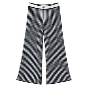 broek roomwit/zwart pieddepoule