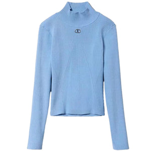 t-shirtLM lichtblauw ribbel