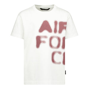 t-shirtKM wit/siennarood HAZY