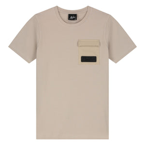 t-shirtKM taupe pocket
