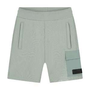 shorts agavegroen pocket