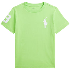 t-shirtKM limegroen logoB