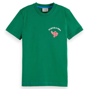 t-shirtKM groen backprint