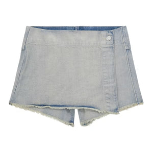 broekrok lichtblauw jeans