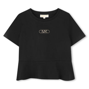 t-shirtKM zwart peplum