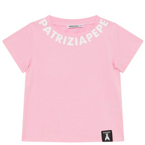 t-shirtKM roze neklogo