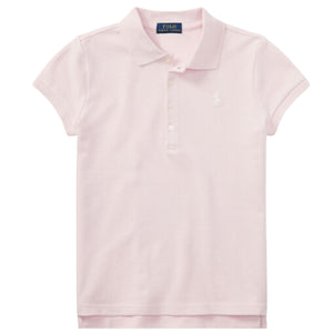 polo lichtroze logoS