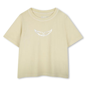 t-shirtKM zachtgeel wings