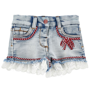 shorts jeansblauw cat