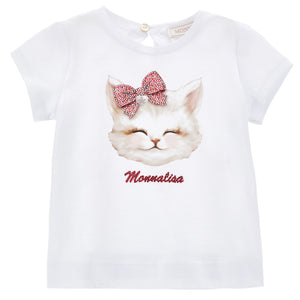 t-shirtKM wit cat