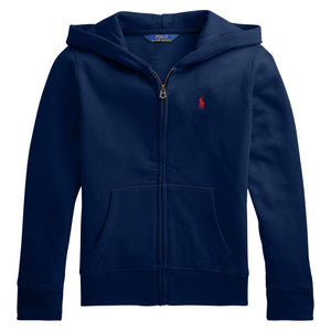 sweatvest navyblauw hoodie
