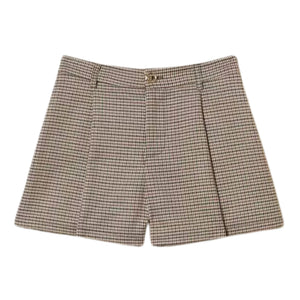 shorts zwart/bruin ruit
