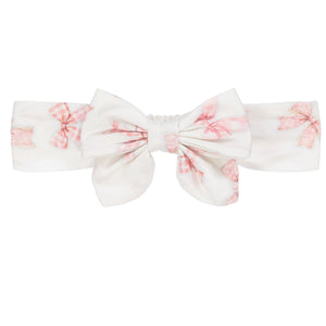 haarband roomwit/roze puppy