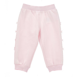 sweatbroek roze strikjes