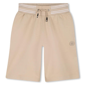 shorts donkerbeige streep