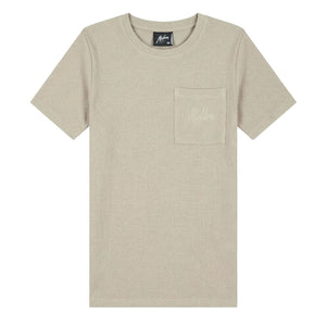 t-shirtKM creamtaupe wafle