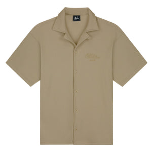 blouse olivegroen ribbed