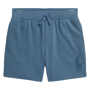 shorts campblauw logoB