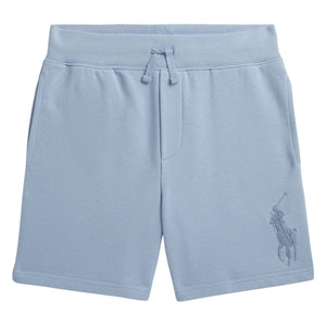 shorts estateblauw logoB