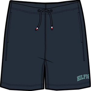 shorts nightblauw logo