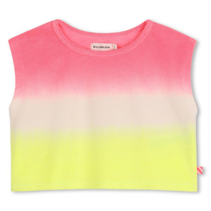 t-shirtZM geel/roze streep