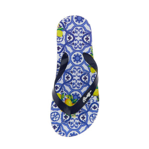 slippers blauw amalfi