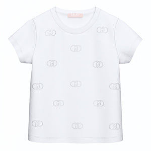 t-shirtKM wit logomania