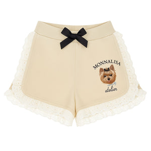 shorts beige dog