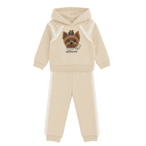 joggingpak beige dog