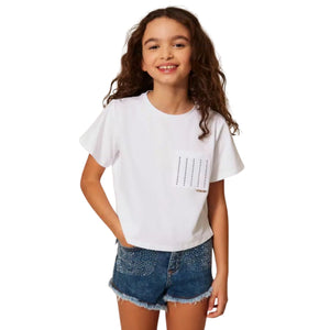 t-shirtKM roomwit borstzak