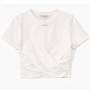 t-shirtKM wit overslag