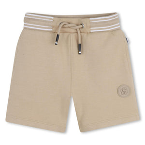 shorts donkerbeige streep