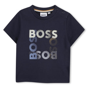 t-shirtKM donkerblauw bloklogo