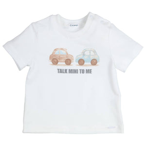 t-shirtKM wit/beige mini