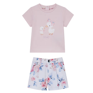 set roze eendjes