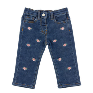 jeans blauw tigerrose
